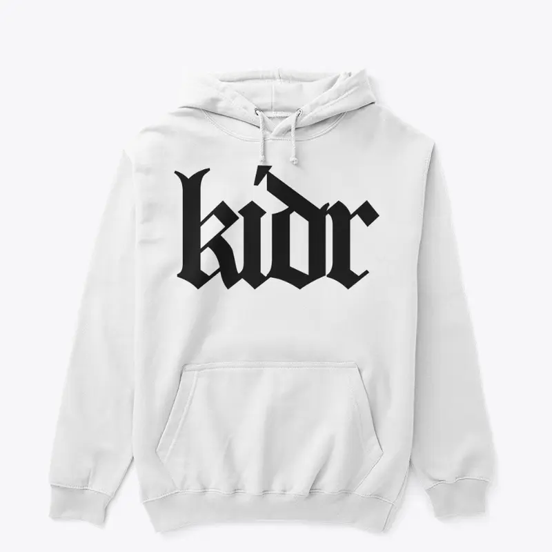 KIDR Logo (Black On White)