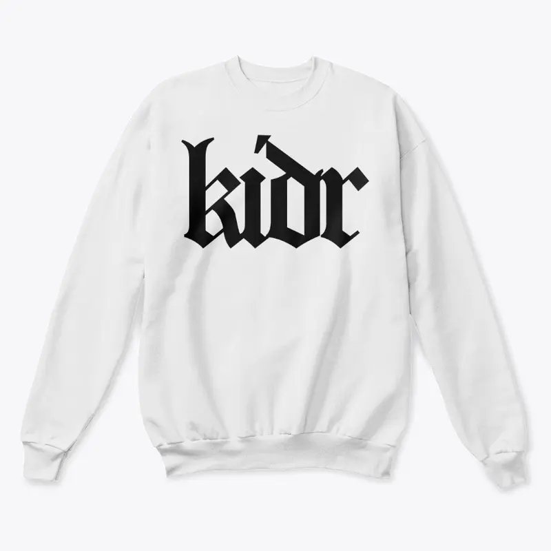 KIDR Logo (Black On White)