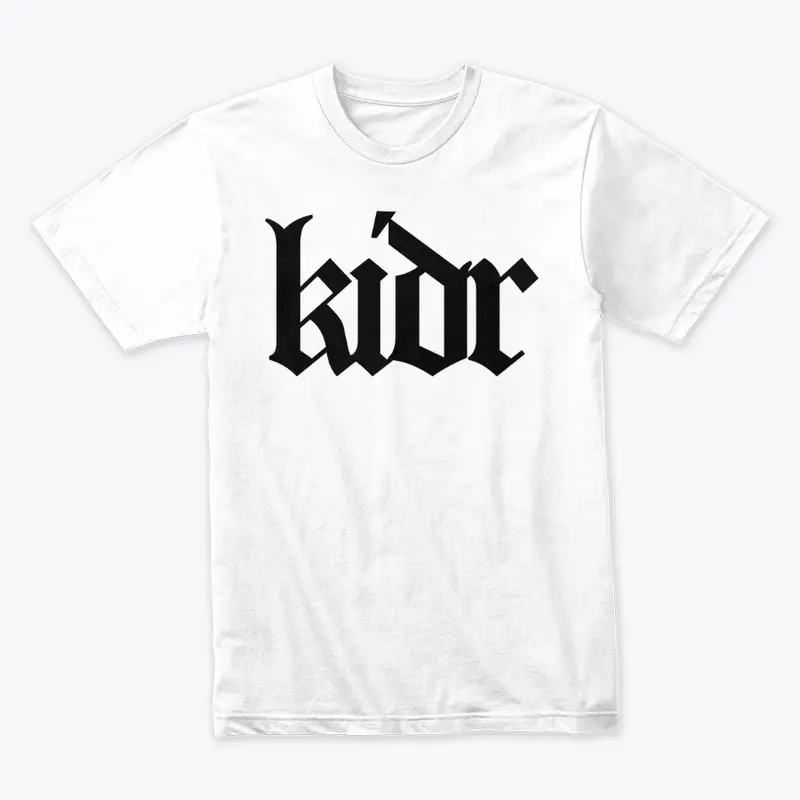 KIDR Logo (Black On White)